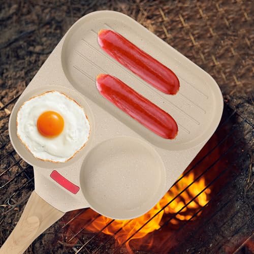 Poêle à œufs en alliage d'aluminium durable pour cuisine et restaurant - 7