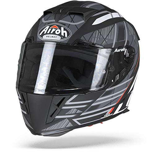Casco racing in fibra Airoh GP 500 DRIFT BLACK GLOSS M