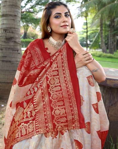 Image of Yashika Women's Banarasi Kanjivaram Art Silk Saree|Sarees for Women Ethnic Wear
