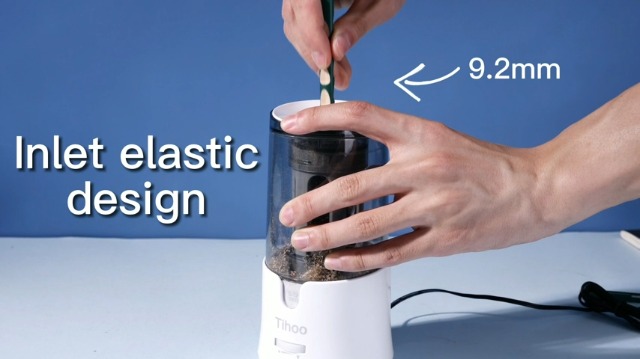 Temperamatite Elettrico Con Arresto Automatico - Per Matite 6-12mm, 3 Punte Regolabili