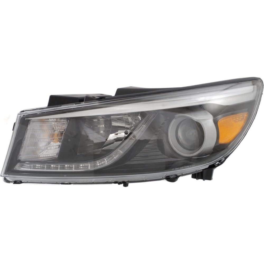 Amazon.com: 6JUEBING6 Headlight Halogen Driver Side Clear Lens W 