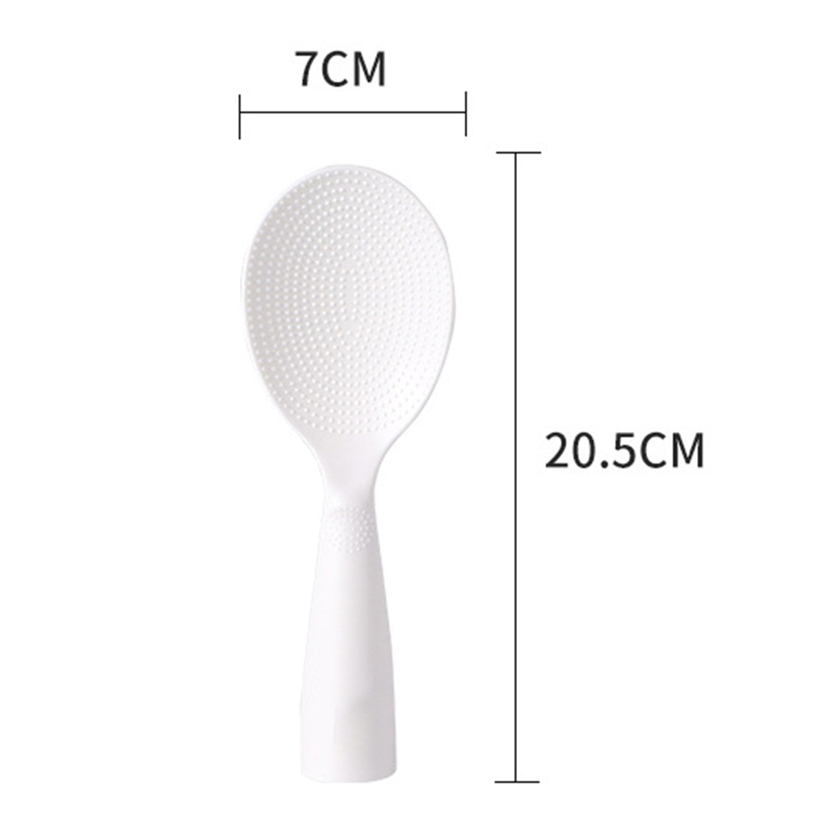 Rice Spoon Paddle, Vertical Type Rice Scooper Non Stick Multifunctional Kitchen Gadgets for Home Kitchen Restaurant White