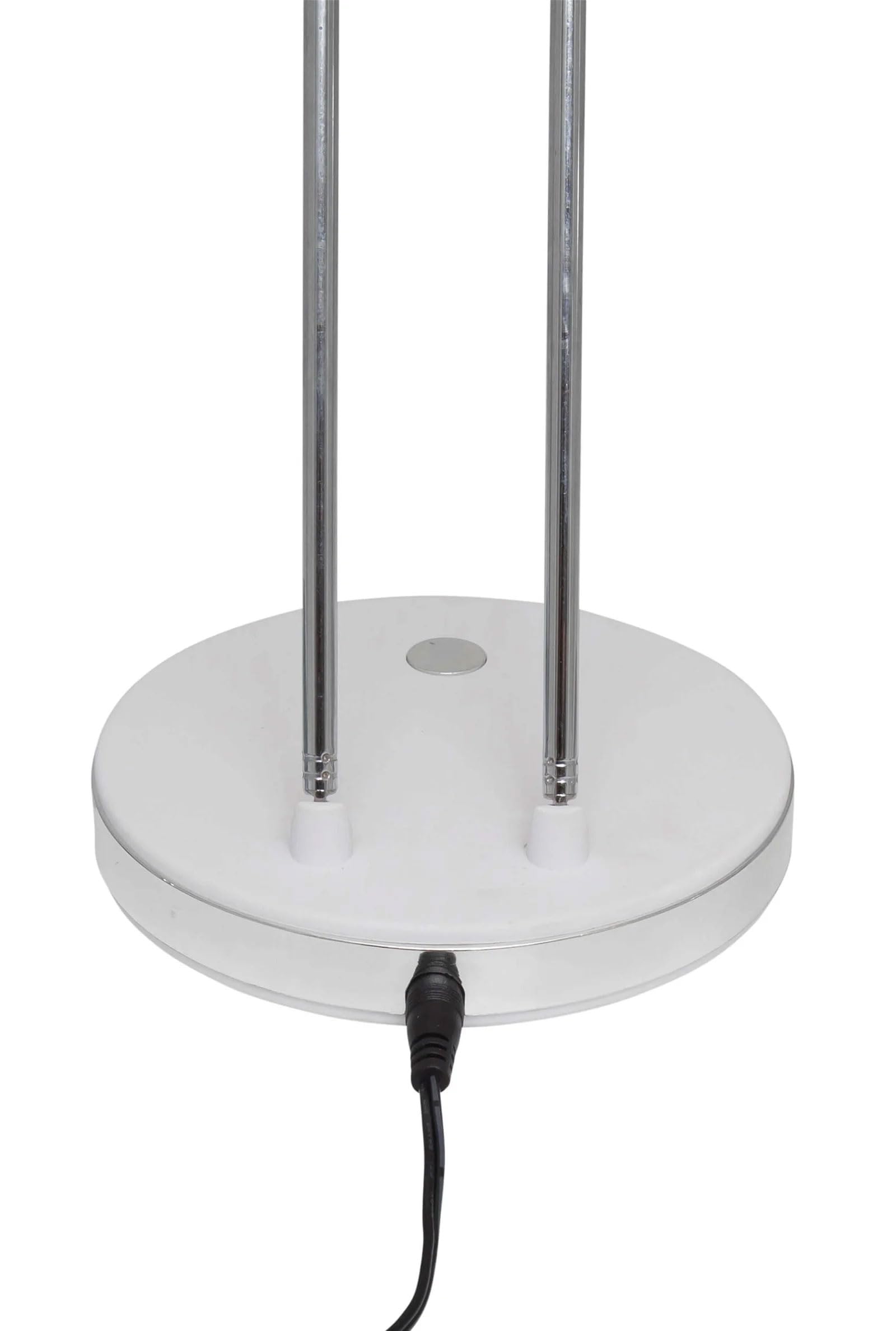 MAUL Puck Luminaire de Table LED 1300 lux bras télescopique en métal hauteur environ 33 cm Blanc