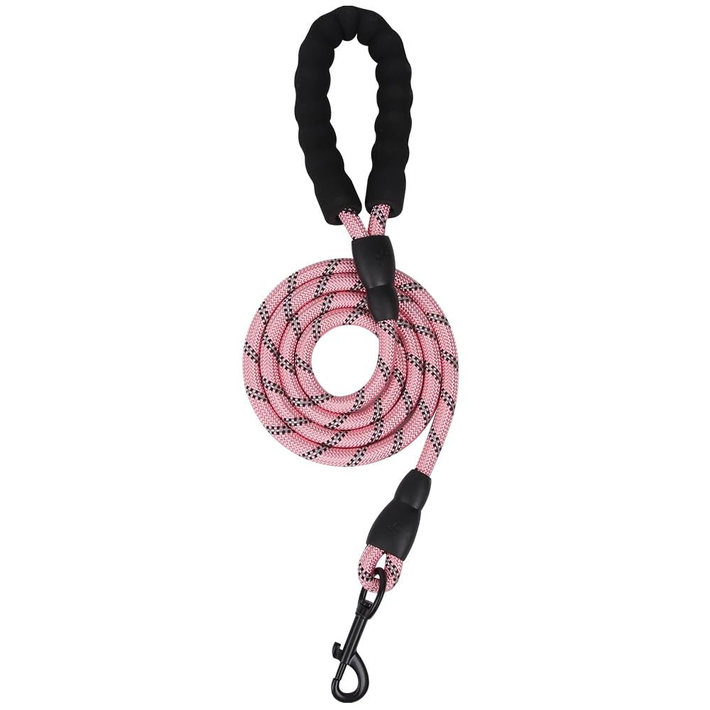 Dog Harness No Pull Adjustable Reflective,for Medium and Large Small Dog with Leash 59.06in (Pink, XL) - image 7