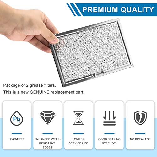 Fits For Frigi-Daire Microwave Grease Filter (5.1" X 7.6") Compatible With 5304464105 5304509444 5304478913 Microwave Filters #TOP1