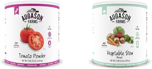 Augason Farms - Almacenamiento de alimentos de emergencia para tomate, 3 libras, 10 onzas