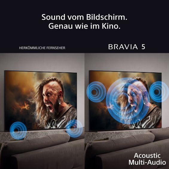 Sony BRAVIA 5 XR Mini-LED 65 Zoll Fernseher (K65XR52), AI XR-Prozessor, akustisches Multi-Audio, Dolby Vision/Atmos, IMAX Enhanced… – Ansicht 5