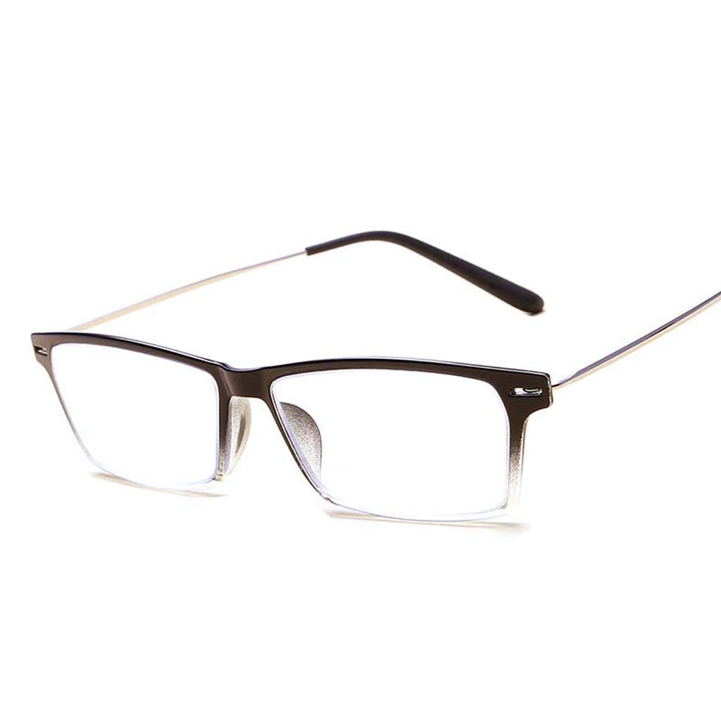 Xiaoxu Lunettes presbytes TR90 en résine pour homme et femme - Verres HD - D1.00 - D 3.00 - Pour tous types de visage