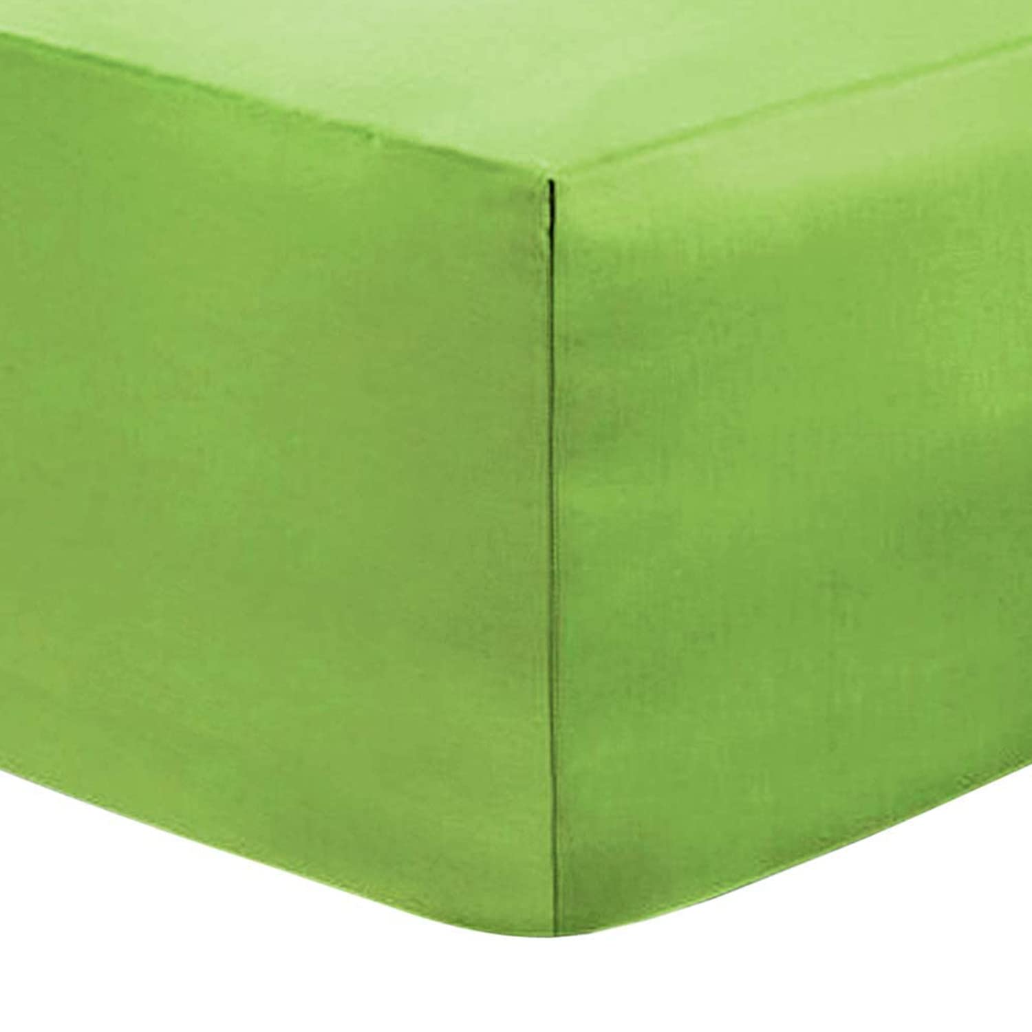 Dtex Homes Green Extra Deep Fitted Sheets 16"/40Cm Deep Bedsheets (, Super King)