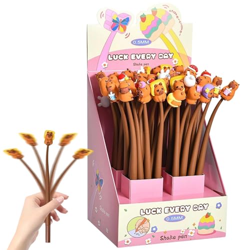 Stylos capybara anti stress pour mieux se concentrer en classe