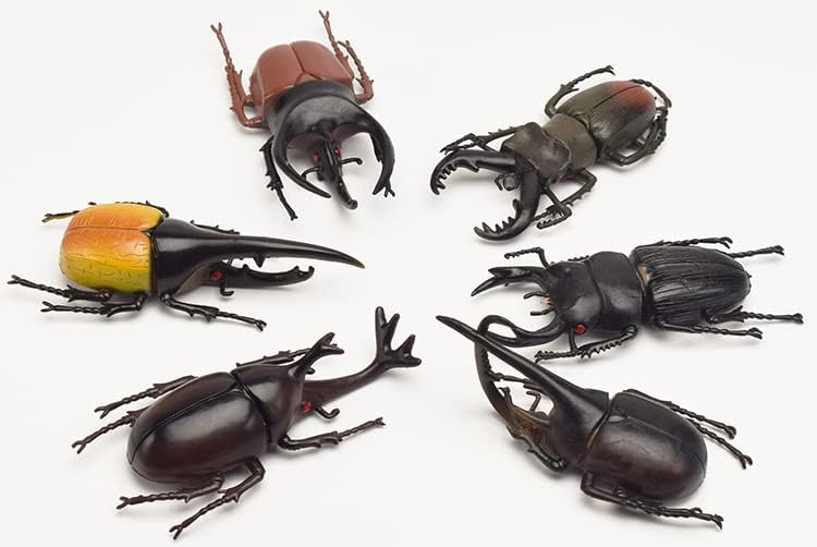 Miniatura 3 de 6 figuras realistas de escarabajo de Halloween, modelo de escarabajo falso, para Halloween, Navidad, cumpleaños, fiesta del día de los inocentes
