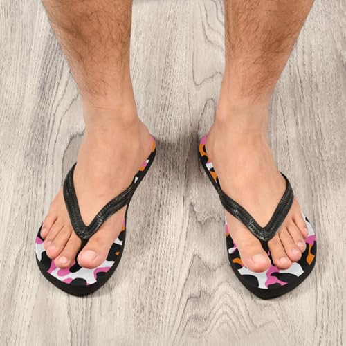 Leopard Blackpink Flip Flop Beach Summer Casual Sandal for Women & Men Shower Shoes 208619094