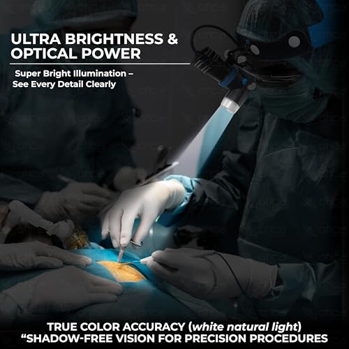 Image of OTICA 10 Watt ENT Surgical LED Headlight for Doctors Hospital and Multi Purpose (Adjustable Focus of Light)