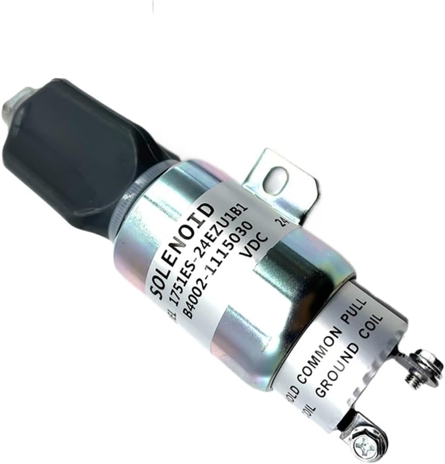 24V Fuel Shut Off Stop Solenoid B4002-1115030 1751-24E7U1B1S5 SA-3796-24 For 6CT8.3L Engine PC60-7 PC120-7