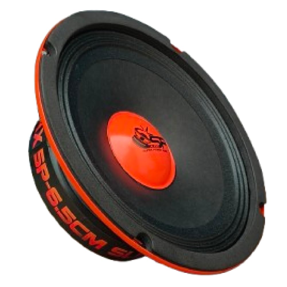 KIT SET PER SP AUDIO SP6.5CM-SLIM 2 midrange altoparlanti da 16,5 cm 165 mm 6.5" di diametro, 100 watt rms 200 watt max, impedenza 4 ohm, 96 db spl, a coppia + accessori omaggio
