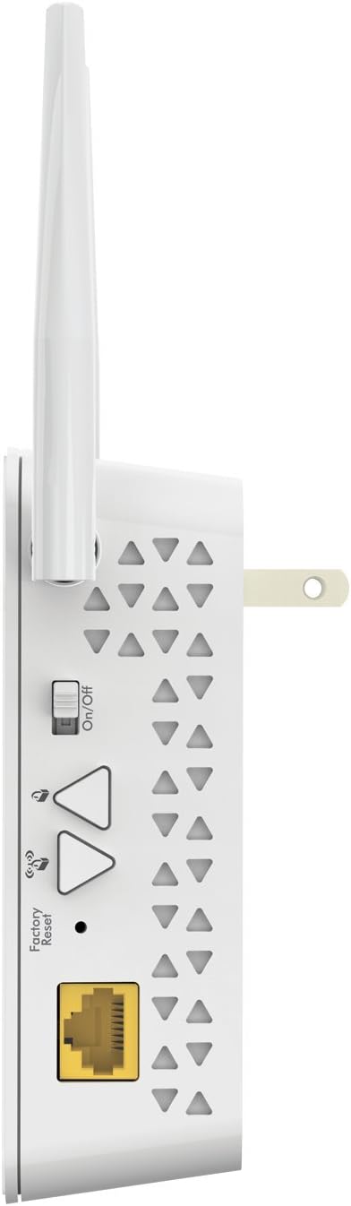NETGEAR White Wall-Pluggable Powerline Adapter Kit with WiFi