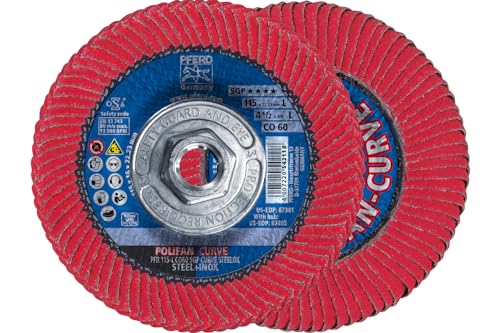 Disque à lamelles Pferd 67405 céramique pour éliminer les cordons de soudure tenaces