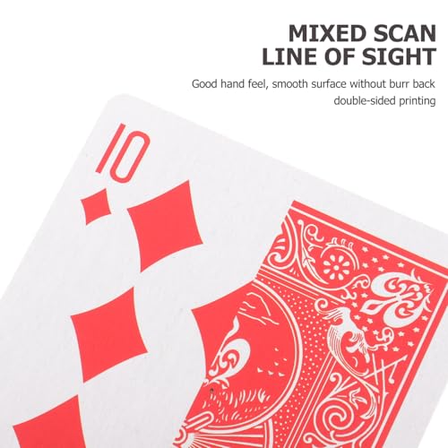 Toyvian 4stücke Pokerkarten Magische Spielkarten Mit Tricks Für Partyspiele Tischspiele Und Geselligkeit Für Poker Und Kartenspiel-Fans – Bild 8