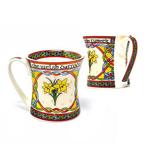 Royal Tara Set of 2 Welsh Daffodil Mug (Capacity 325ml/11fl oz) & Welsh Daffodil Teabag Holder(approx. 3.3in x 5in) - Image 4