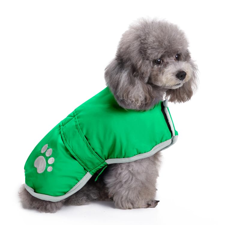 Image of Queenmore Dog Winter Coat, Cold Weather Fleece Dog Jackets for Large Dogs