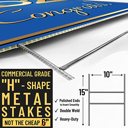 Graduation Yard Sign 2023 - Grad Yard Sign 2023 Graduation Yard Signs With Stakes - Graduation Signs 2023 For Yard - Graduation Yard Decorations - Graduation Lawn Signs 2023 - Congrats Grad Yard Sign #TOP4
