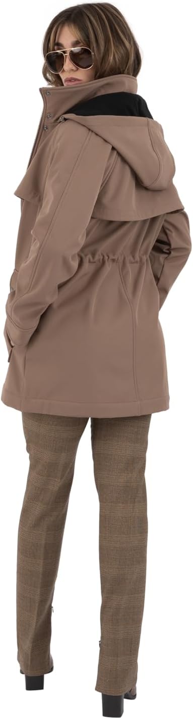 Nine West Women's Softshell Jkt With Hood