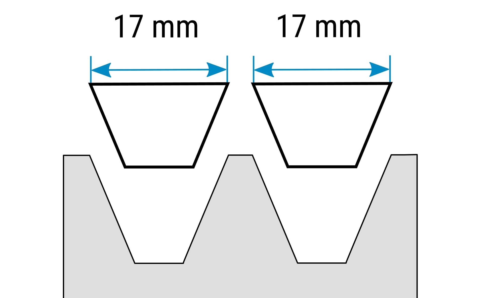 Poleggia per cinghia trapezoidale 60mm a 2 scanalature Per cinghia trapezoidale SPB 17mm Albero 19mm, Varianti di pulegge 60mm-160mm Albero da 19 mm a 42 mm con scanalatura, Doppia puleggia 2x17mm