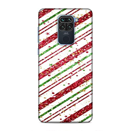Image of Printed Mobile Back Hard Case Cover for Xiaomi Redmi Note 9 | Glitter, Christmas, Stars, Shine A-2194