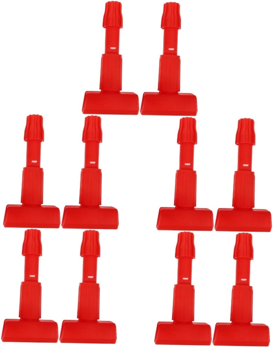 Ciieeo 10pcs Detachable Mop Clamps for Commercial Use Ergonomic Design for Easy Replacement for Stylish Cleaning