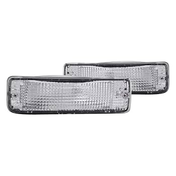 Amazon.com: ANZO Euro Parking Lights Chrome Clear Lens