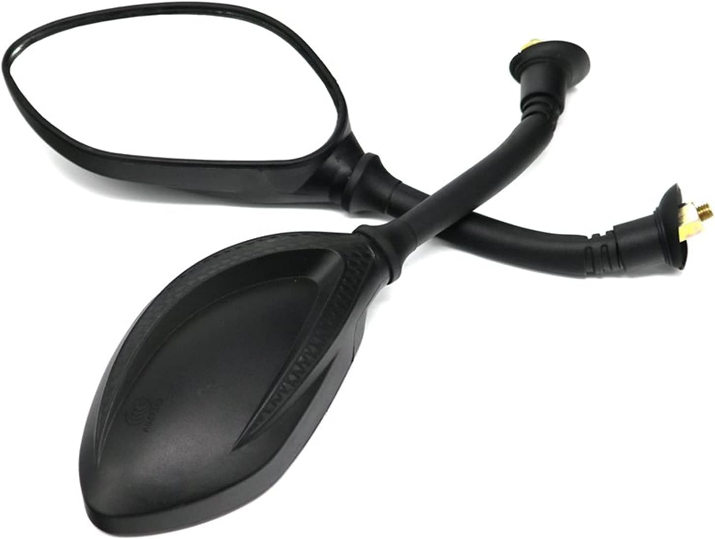 CORYBE Espejo de Moto Espejo De Motocicleta Scooter Bicicleta Eléctrica Espejo Lateral Trasero Espejos Retrovisores De Motocicleta 8 Mm En El Sentido De Las Agujas del Reloj