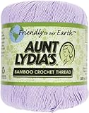 Coats Crochet Aunt Lydia's Bamboo Crochet, Thread Size 10, Lilac