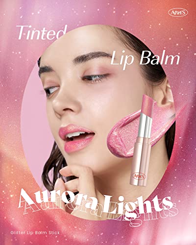Amts X True Beauty (Aurora Lights) Moisture Lip Balm | Shimmer Hydrating Lip Stick Korean Beauty #TOP1