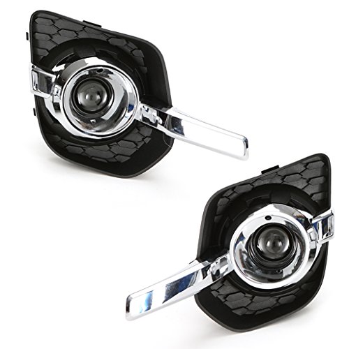 Ledin For 2010-2015 Chevrolet Equinox Projector Fog Driving Lights Kit With Bezel Wire Harness Bulbs #TOP1