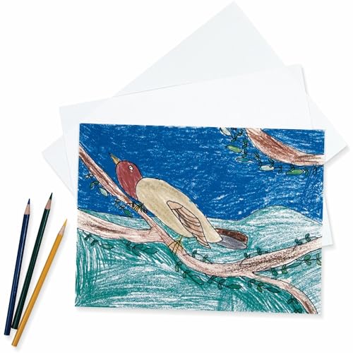 Papier à dessin blanc pour croquis quotidiens, rame 500 feuilles format 9x12