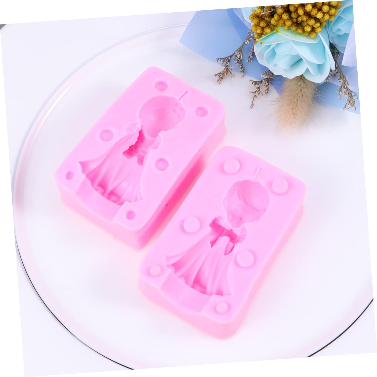Cabilock 3 Uds Molde Para Pastel Moldes De Silicona Moldes Para Fondant De Silicona Moldes Para Hornear DIY Molde Para Hornear De Silicona