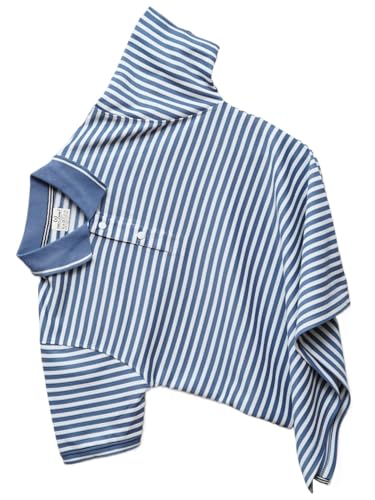 Image of Mack Jonney Men's Striped Cotton Rich Collar Neck T Shirt | Collar Tshirts | Half Sleeves | Striped-Regular Fit-MM423-nw
