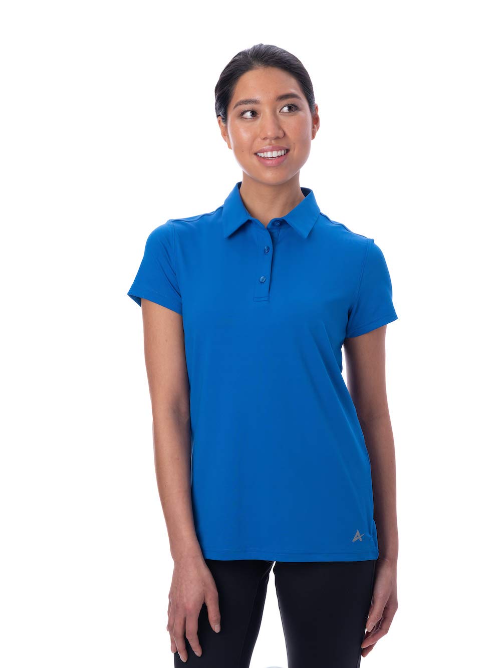 Arctic Cool Women’s Instant Cooling Short Sleeve Polo UPF 50+ Sun Protection Moisture Wicking Quick Drying Top