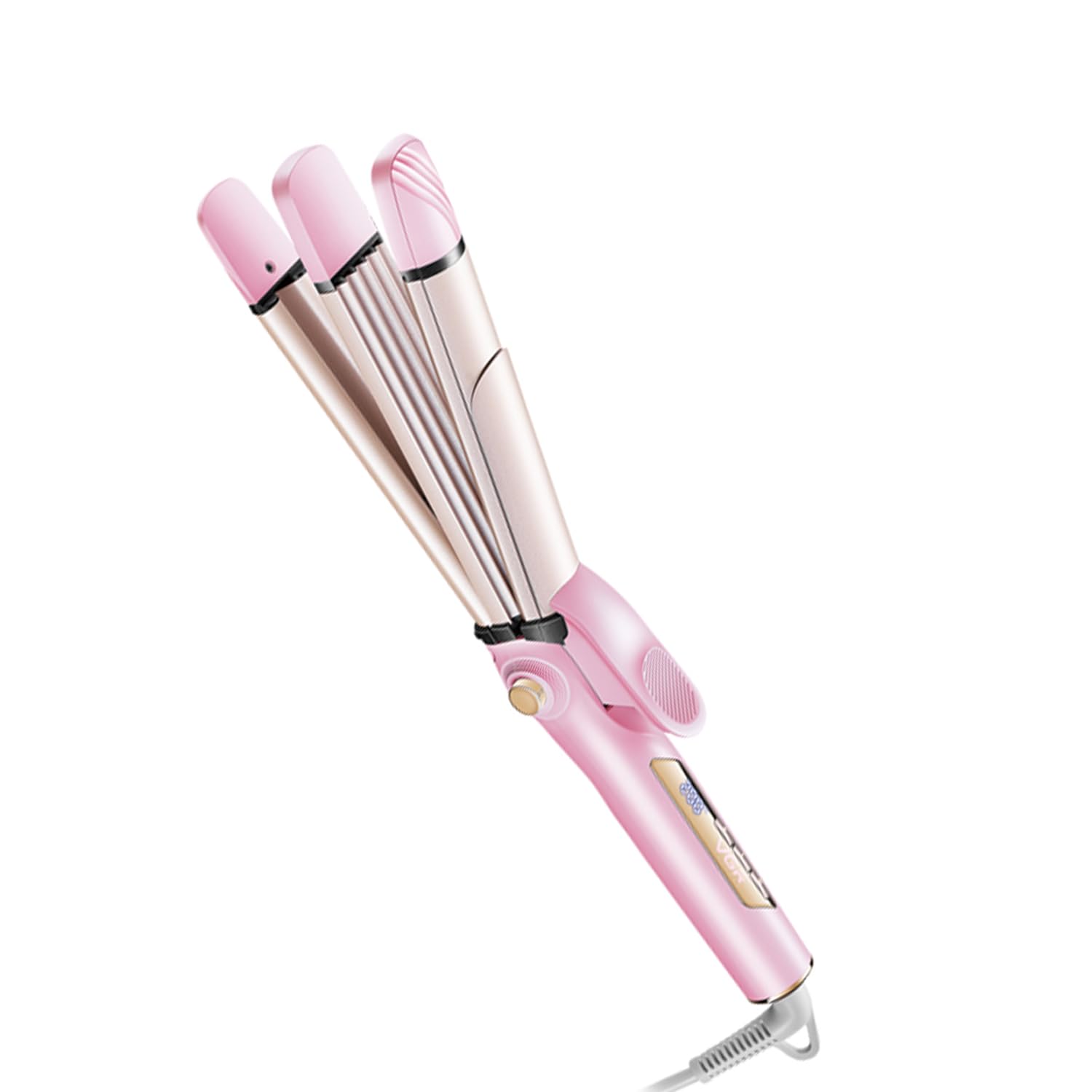 VGR V-570 Professional 4-in-1 Hair Beauty Styler, Ceramic Coating with LED Display, Multiple Settings 100°C-200°C, 360°, Quick 60 Sec Heat-Up for Curling, Straightening, Crimping & Styling, 60W (Pink)-image-48