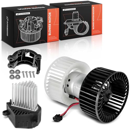 Image of A-Premium Front HVAC Heater Blower Motor and Resistor Compatible with BMW 325i /330i /330Ci /325Ci /325xi /330xi /320i 2001-2005, X3 2004-2010, 323i /328i 1999-2000, M3 2001-2006, 323Ci /328Ci 2000
