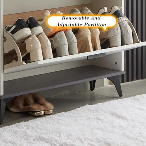 Étagère à chaussures pour petits espaces et rangement de couloir ouvert