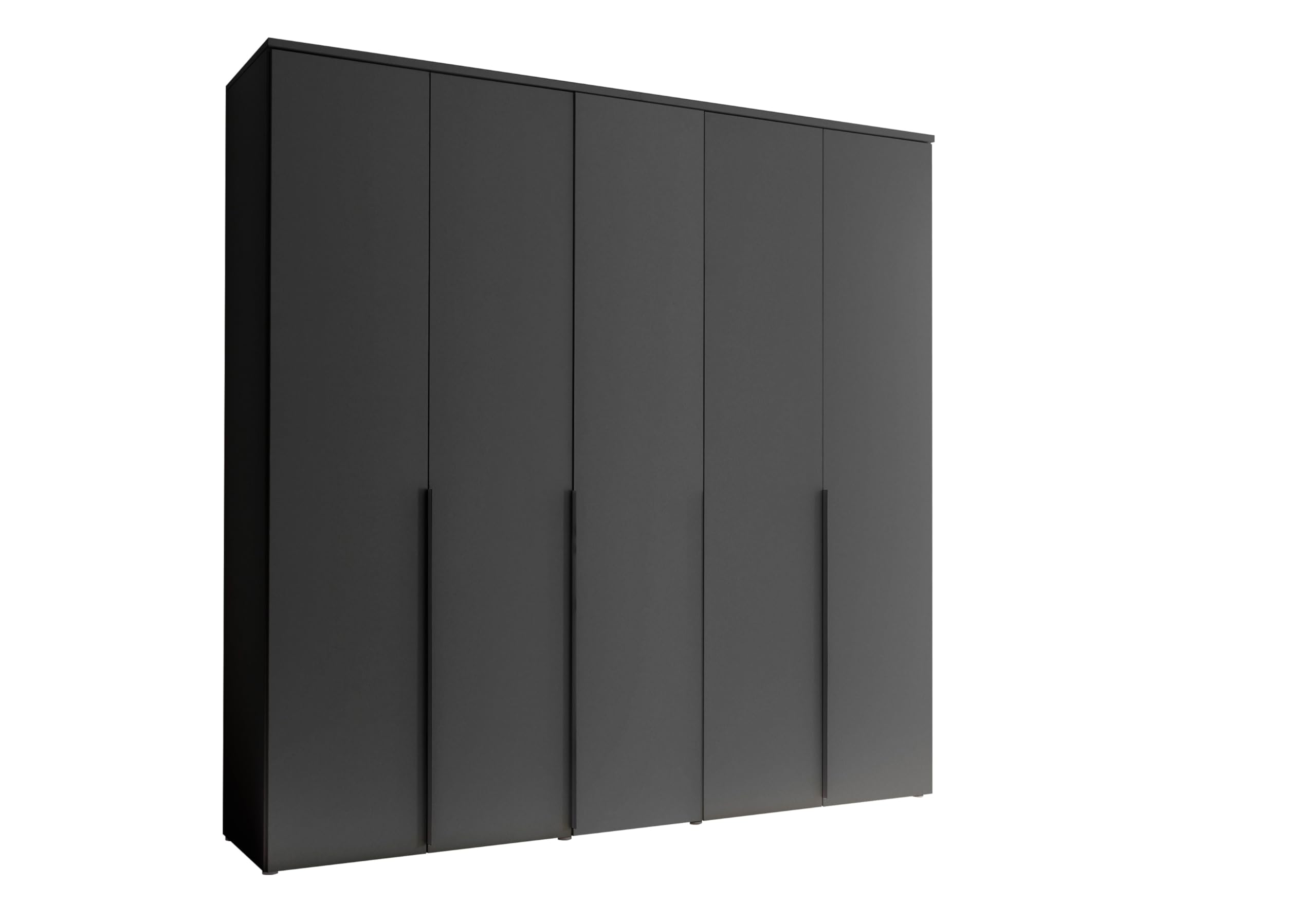 AVANTI TRENDSTORE - Civiasco - Armadio con 5 ante a battente di colore antracite Dimensioni ca. LAP 225x225x52cm