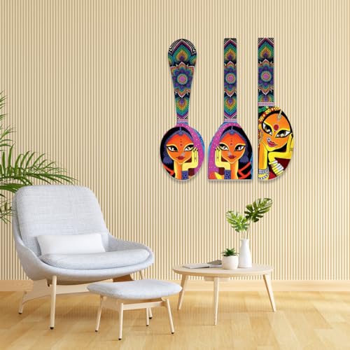 Image of CAPIO ART Welcome Wooden Quote Wall Hanging Decoration Items for Home Decor | Mdf Art for Living Room & Bedroom | Decorative Item for Office & House | Gifts Modern Wood Hanger - Spoon-6