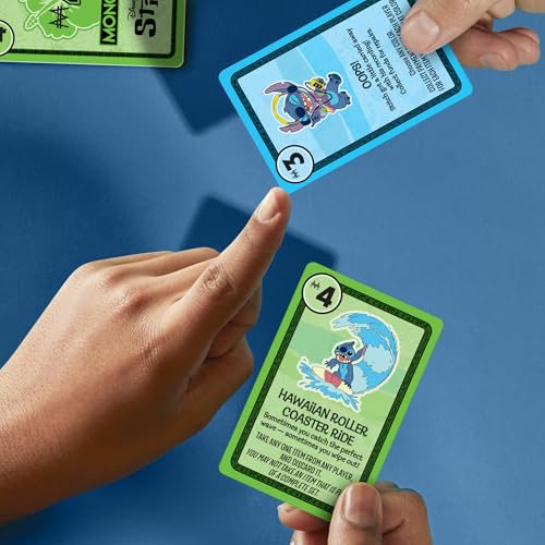 Monopoly Deal: Disney Stitch Edition Card Game | Based on Disney’s Lilo & Stitch | Officially Licensed Disney Kids Games | Ages 8+| 2-5 Players - image 5