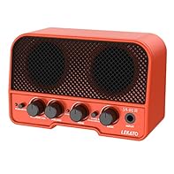 [Not a Toy, a Tone Powerhouse] Unlike 1W mini amps that sound thin, the LEKATO 5W features dual 2-inch full-range speakers. It delivers a punchy, room-filling tone with a responsive clean channel and gritty overdrive—perfect for preserving your guita...