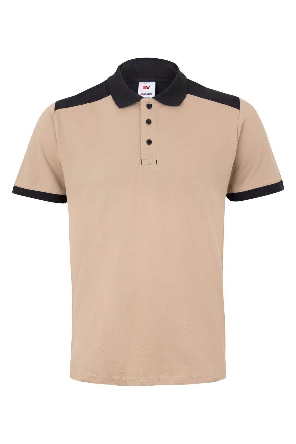 VELILLA Polo Stretch Bicolor Manga Corta Polos Unisex Adulto