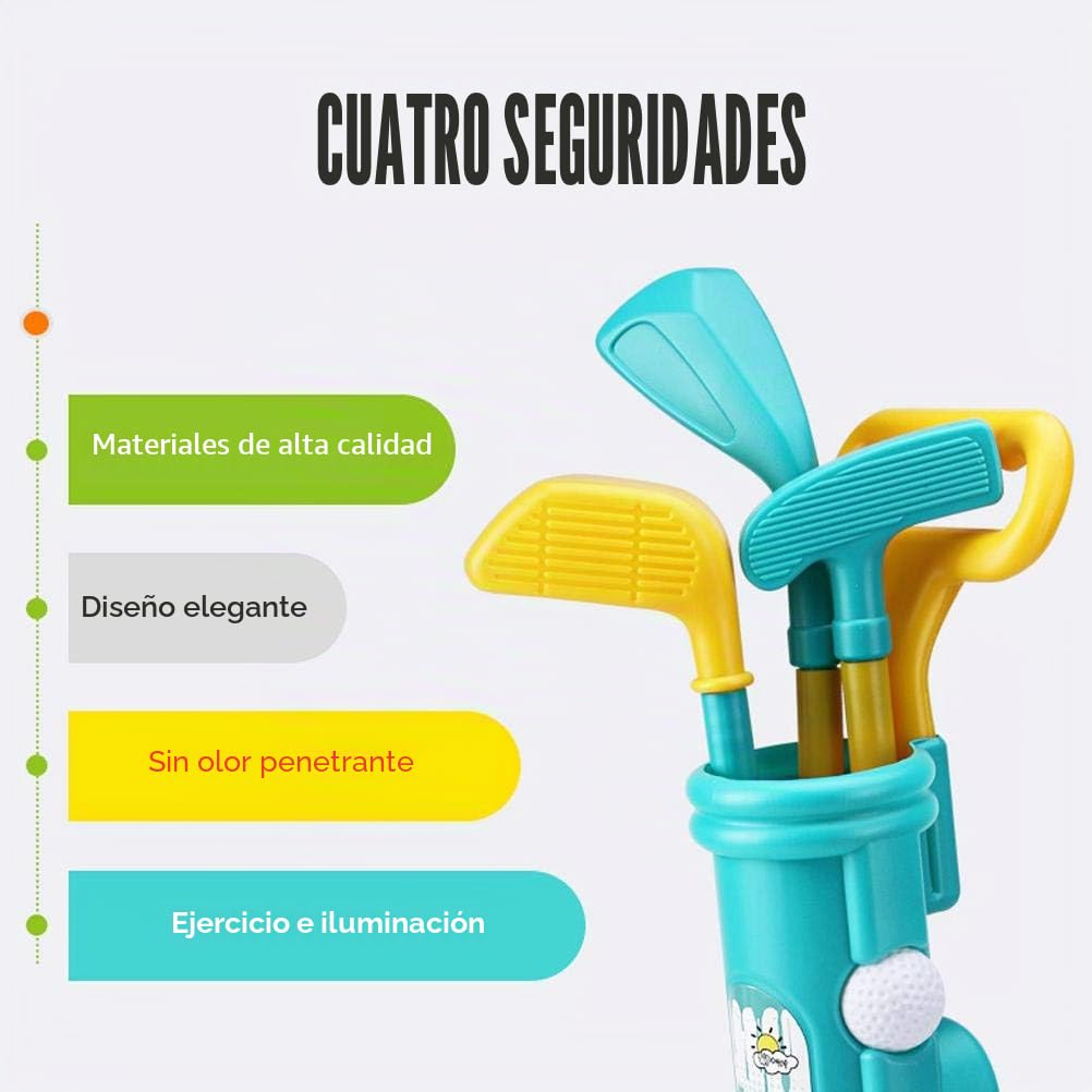 Juguetes de para Niños Juguetes al aire libre Juego de Clubes de Golf, Mini Golf, Juguetes Deportivos para Niños Pequeños
