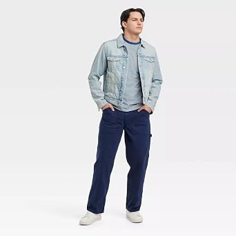 Goodfellow & Co Men's Vintage Relaxed Straight Fit Utility Pants -