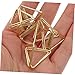 Uonlytech 30Pcs Triangle Shaped Paper Clips Creative Memo Holders for Weddings Notes and Decoration Design and Reliable Paper Clip