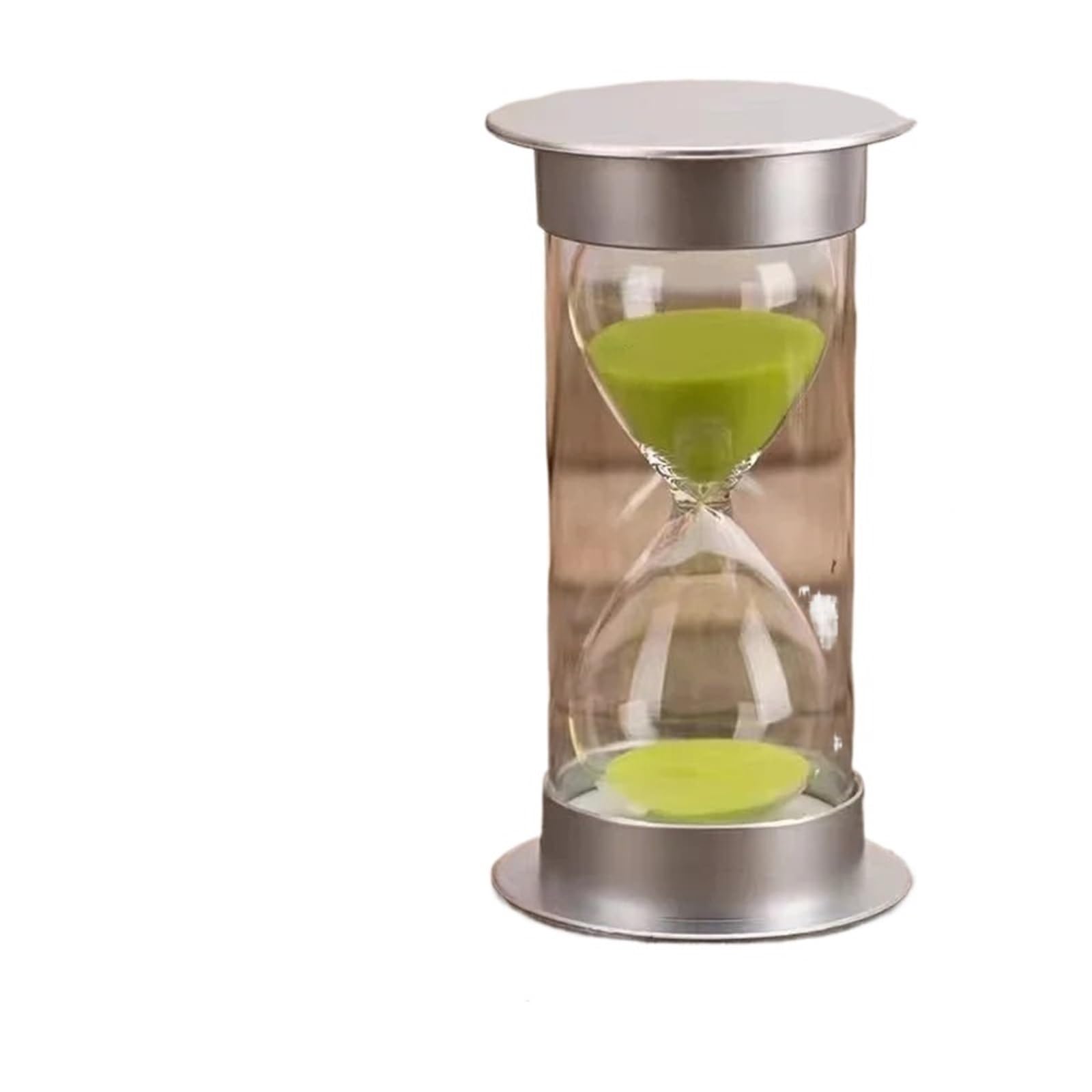 Temporizador de Reloj Arena 15 Minutos, 2 uds., Adornos Escritorio, Temporizador Ducha Cristal for Cocina de Cocina(Green)